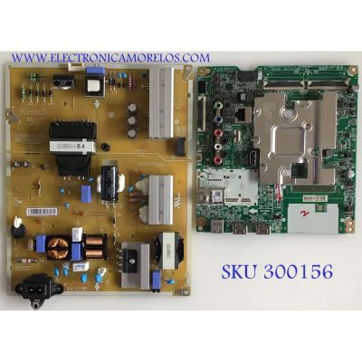 KIT DE TARJETAS PARA TV LG / MAIN EBT66213402 / EAX68253604(1.0) / FUENTE EAY64928801 / EAX67805001 (1.4) / PANEL NC650DQG-ABGX5 / MODELO 65UM6900PUA.BUSGLKR